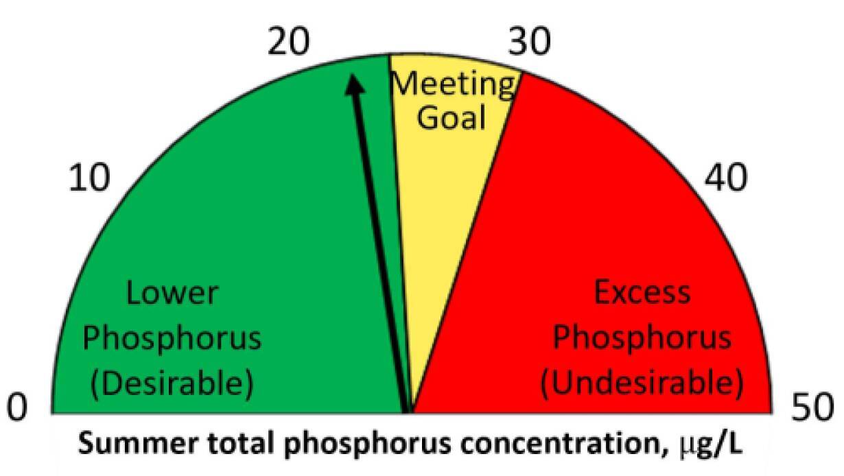 Summer 2025 TP = 22.5 ug/L.